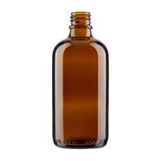 Glasflaska - Brun, 100 ml