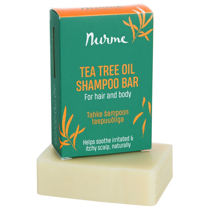 Nurme Tea Tree Oil Shampoo Bar, 100 g