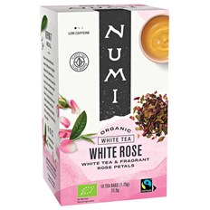 Numi Organic Tea White Rose, 18 påsar
