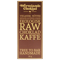 WermlandsChoklad Ekologisk Rawchoklad Kaffe 73%, 50 g