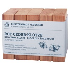Redecker Block Rödcederträ, 5 st