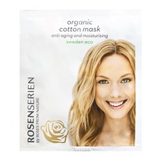 Rosenserien Ekologisk Ansiktsmask / Sheetmask, 15 ml
