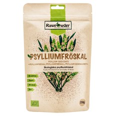 Rawpowder Ekologiska Psylliumfröskal (Husk), 250 g