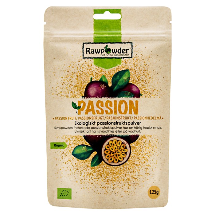 Rawpowder Ekologiskt Passionsfruktspulver, 125 g