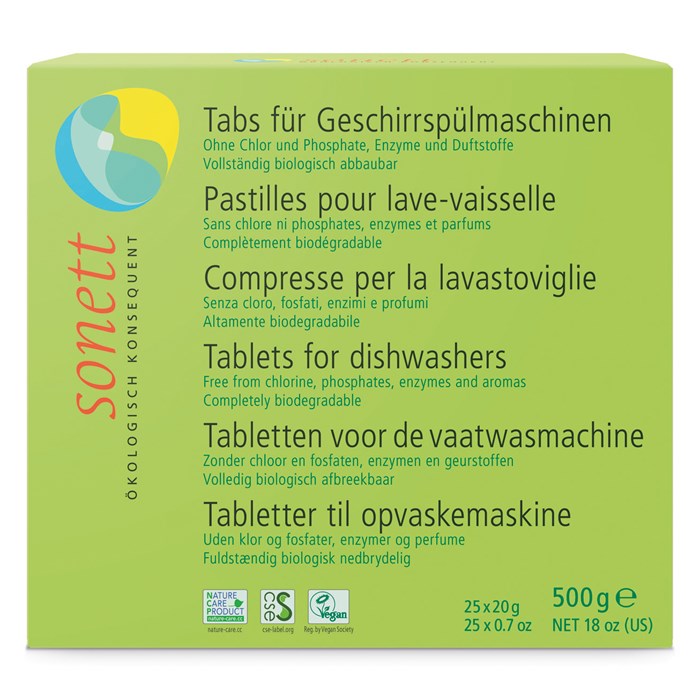 Sonett Maskindiskmedel, 25 tabletter