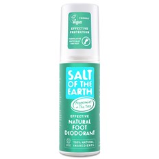 Salt of the Earth Peppermint & Tea Tree Natural Foot Deodorant Spray, 100 ml