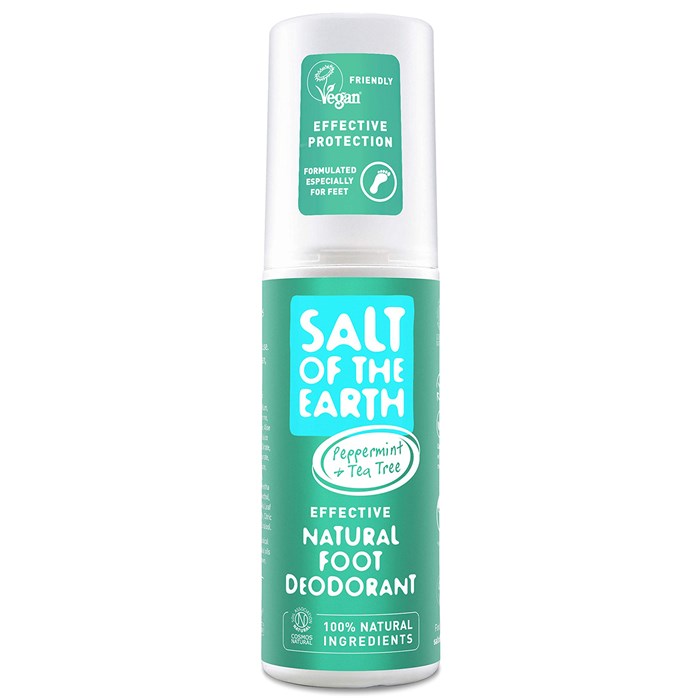 Salt of the Earth Peppermint & Tea Tree Natural Foot Deodorant Spray, 100 ml
