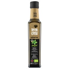 Terra Creta Ekologisk Extra Virgin Olivolja med Basilika, 250 ml