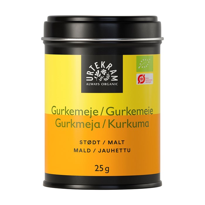 Urtekram Food Gurkmeja Mald, 25 g