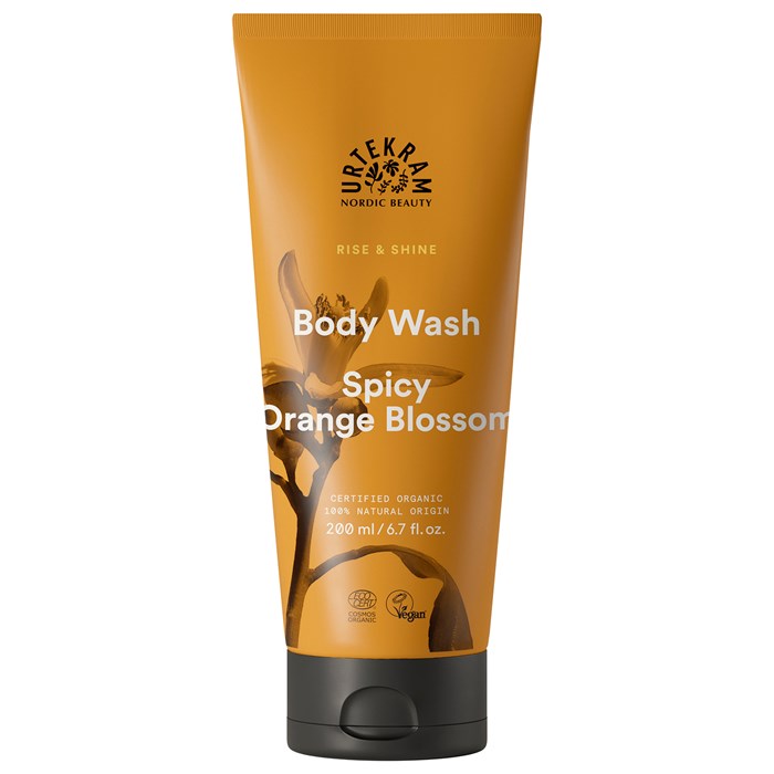 Urtekram Beauty Spicy Orange Blossom Body Wash, 200 ml
