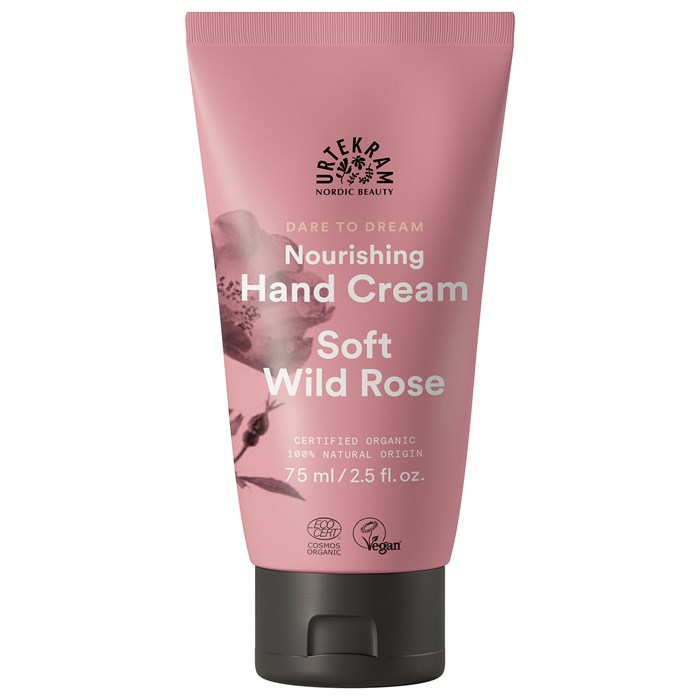 Urtekram Beauty Soft Wild Rose Hand Cream, 75 ml