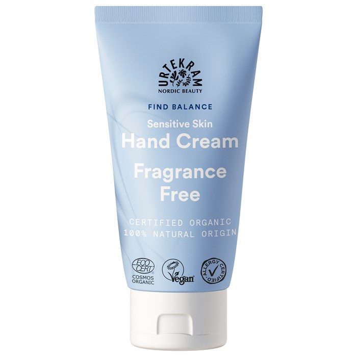 Urtekram Beauty Fragrance Free Hand Cream, 75 ml