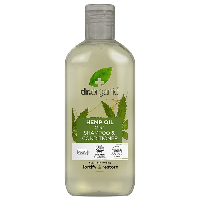 Dr. Organic Hemp Oil 2-in-1 Shampoo & Conditioner, 265 ml
