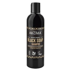Akoma Black Soap Shampoo - Unscented, 250 ml