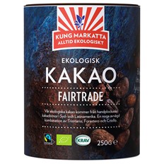 Kung Markatta Ekologisk Kakao, 250 g