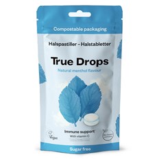 True Gum True Drops Halstabletter Menthol, 70 g