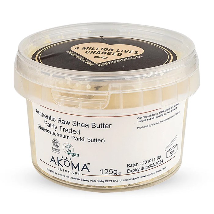Akoma Authentic Raw Shea Butter, 125 g