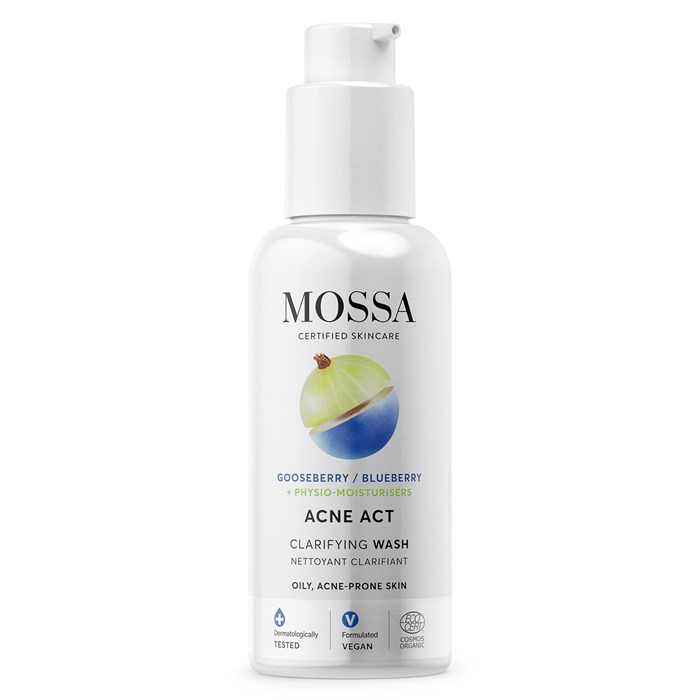 Mossa Acne Act Claryfing Wash, 140 ml