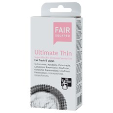 Fair Squared Rättvisemärkta Kondomer Ultimate Thin, 10 st