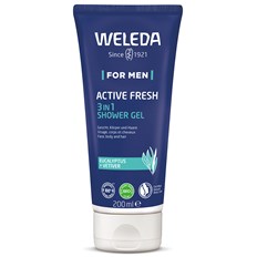 Weleda Men Active Fresh 3-in-1 Shower Gel, 200 ml