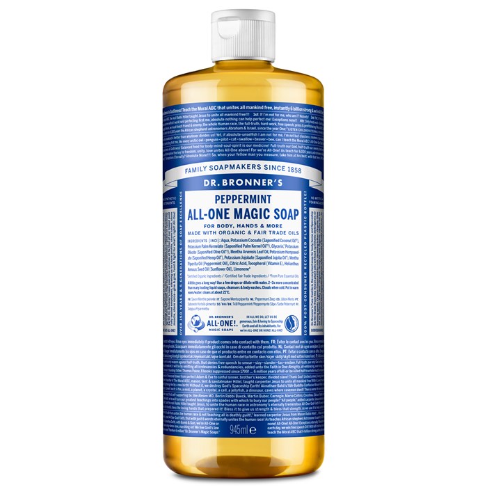 Dr. Bronner’s Organic Pure-Castile Liquid Soap Peppermint