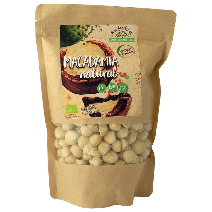 Rawfoodshop Ekologiska Macadamianötter, 500 g