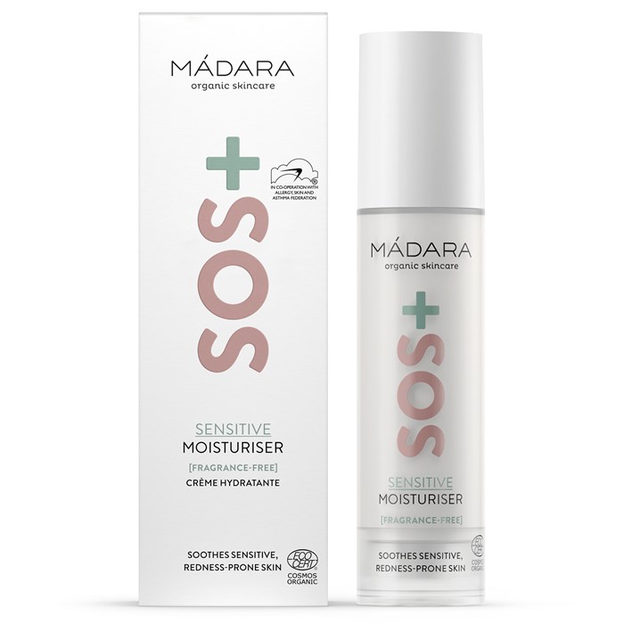 Madara SOS+ Sensitive Moisturiser, 50 ml