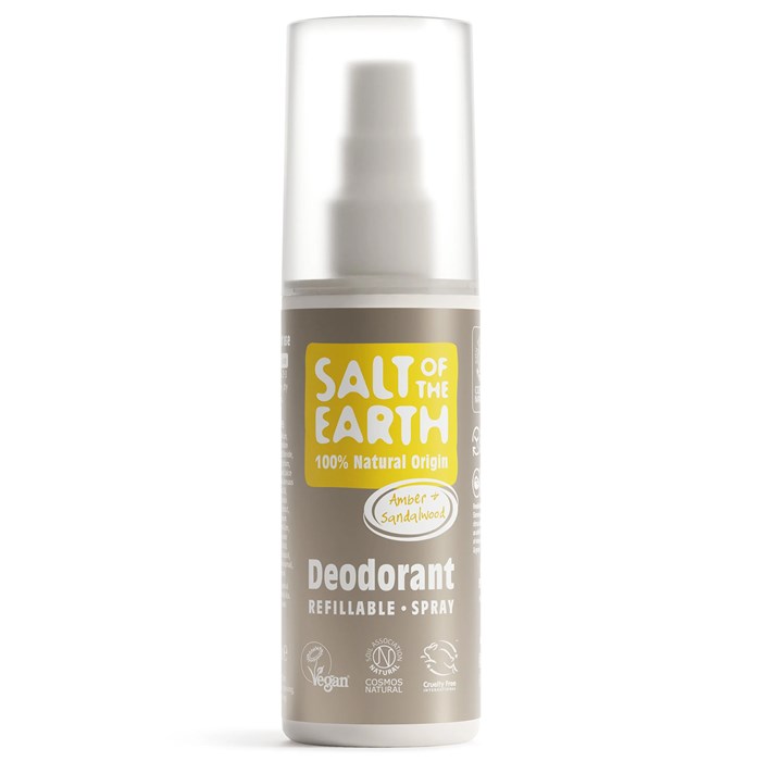 Salt of the Earth Amber & Sandalwood Refillable Deodorant Spray