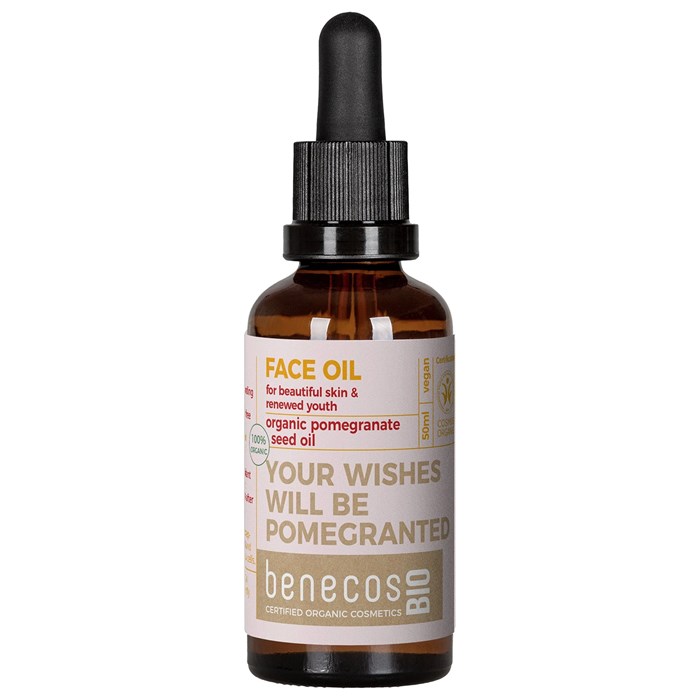 Benecos Organic Pomegranate Seed Face Oil, 50 ml
