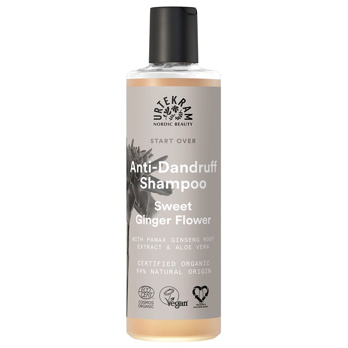 Urtekram Beauty Sweet Ginger Flower Anti-Dandruff Shampoo, 250 ml