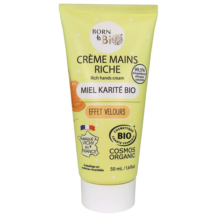 Born to Bio Rich Hand Cream Honey & Shea, 50 ml