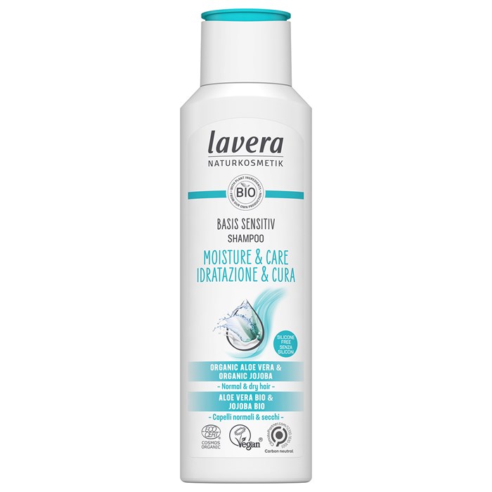 Lavera Basis Sensitiv Moisture & Care Shampoo, 250 ml