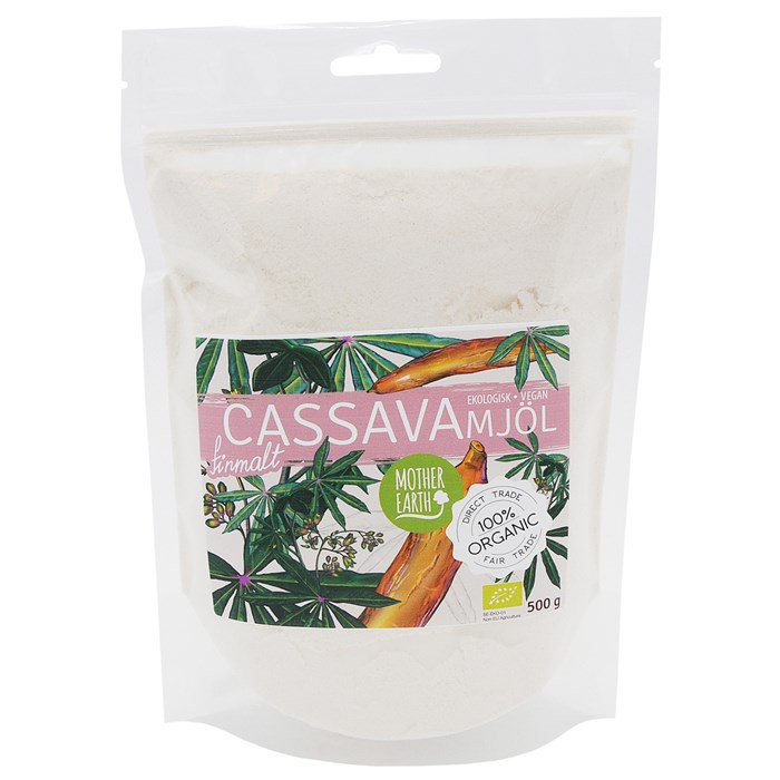 Mother Earth Ekologiskt Cassavamjöl Finmalt, 500 g