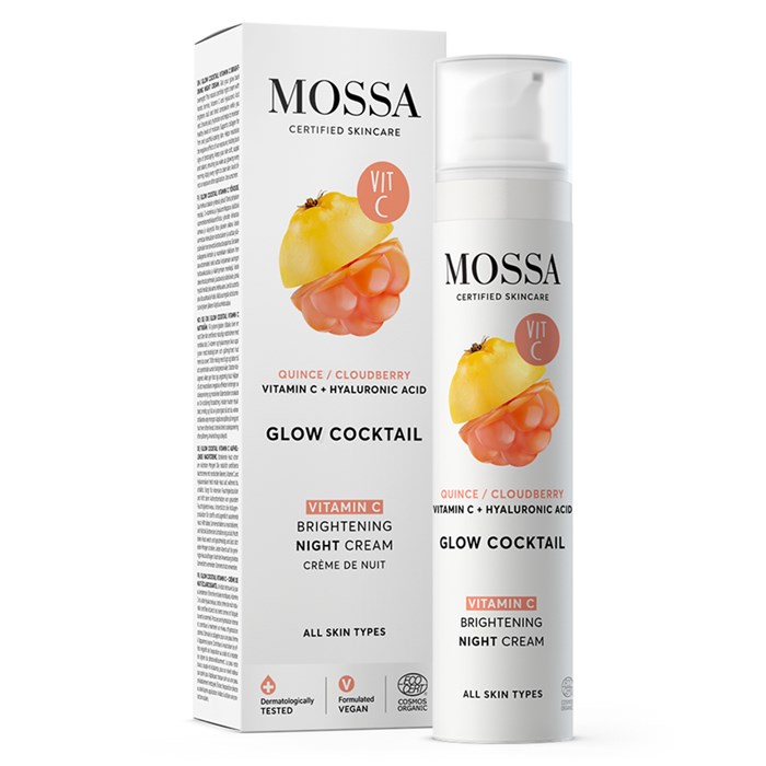Mossa Glow Cocktail Vitamin C Brightening Night Cream, 50 ml