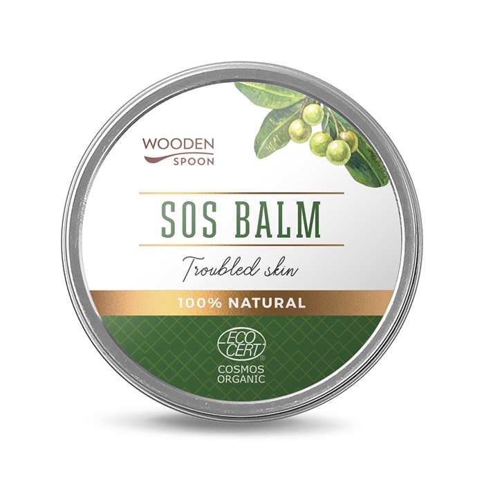 Wooden Spoon Organic SOS Balm Troubled Skin, 60 ml