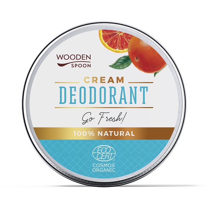 Wooden Spoon Cream Deodorant "Go Fresh!", 60 ml