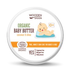 Wooden Spoon Organic Baby Butter Coconut & Shea, 100 ml