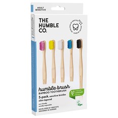 The Humble Co. Bambutandborste Sensitive, 5-pack