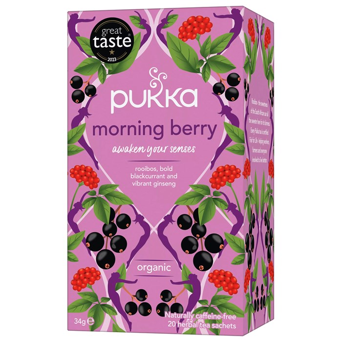 Pukka Herbs Örtte Morning Berry, 20 påsar