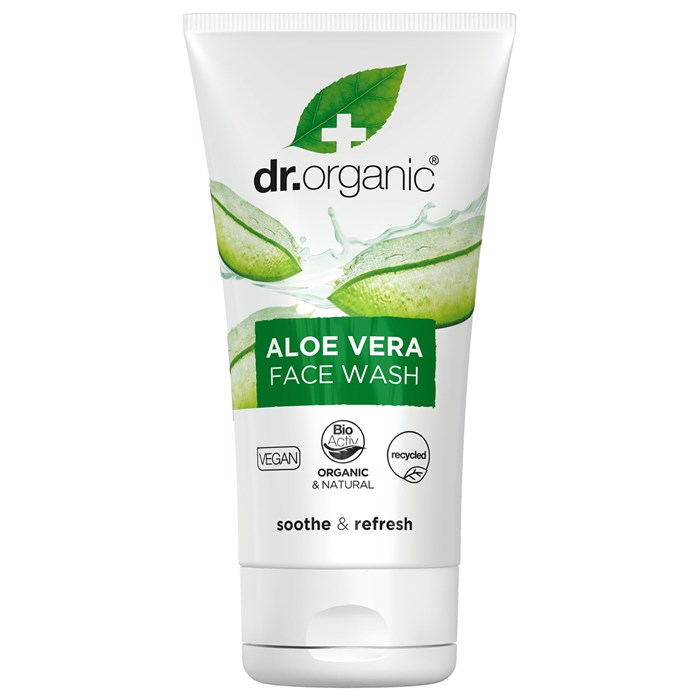 Dr. Organic Aloe Vera Face Wash, 150 ml