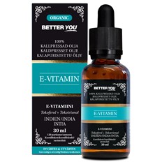 Better You Ekologisk E-vitaminolja Kallpressad, 30 ml
