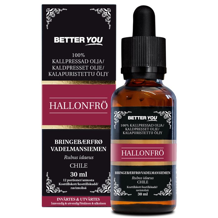 Better You Hallonfröolja Kallpressad, 30 ml
