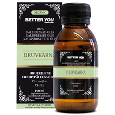 Better You Ekologisk Druvkärnolja Kallpressad, 100 ml