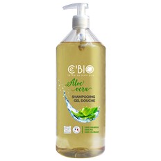 Ce’Bio Aloe Vera Shower Gel & Shampoo, 1 L