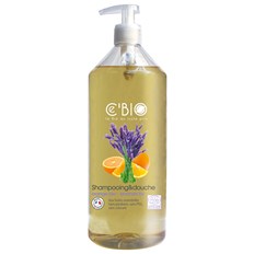 Ce’Bio Orange & Lavender Shower Gel & Shampoo, 1 L