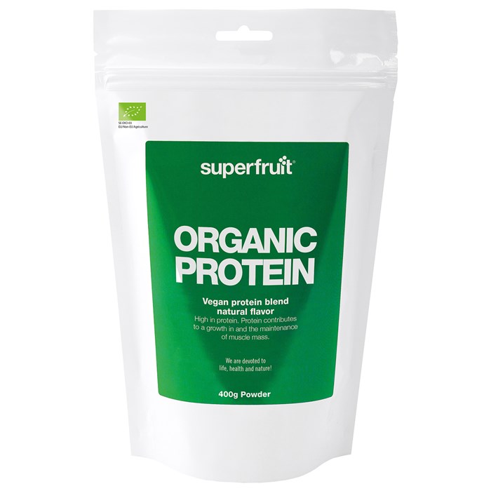 Superfruit Organic Protein Naturell, 400 g