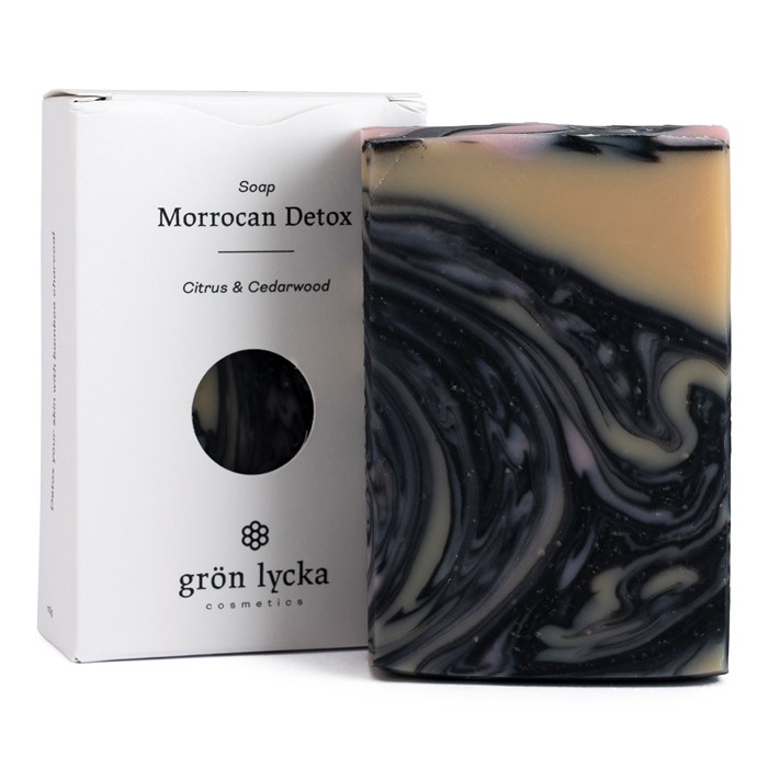 Grön Lycka Ekologisk Tvål Moroccan Detox, ca. 110 g