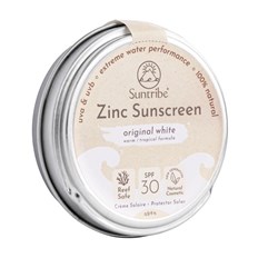 Suntribe Zinc Sunscreen Face & Sport SPF 30 - Original White, 45 g