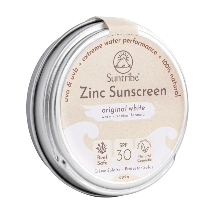 Suntribe Zinc Sunscreen Face & Sport SPF 30 - Original White, 45 g
