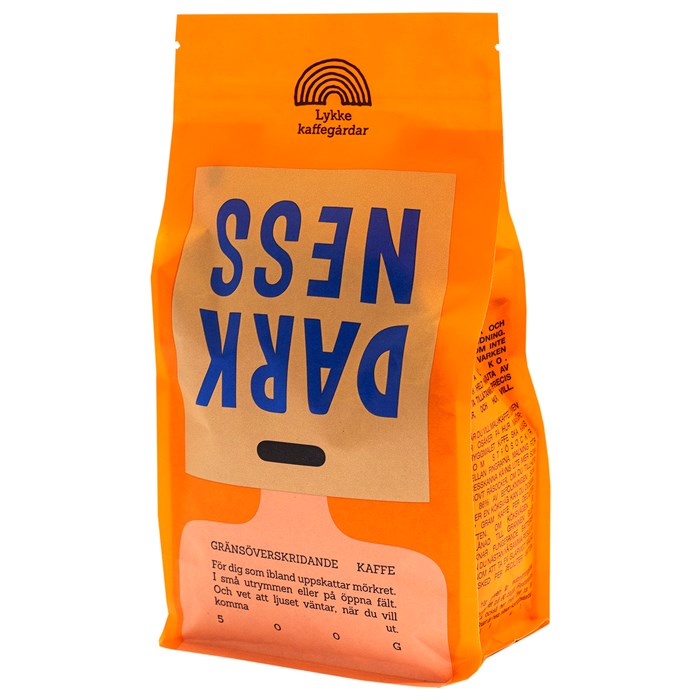 Lykke Kaffegårdar Darkness Kaffebönor Malda, 500 g